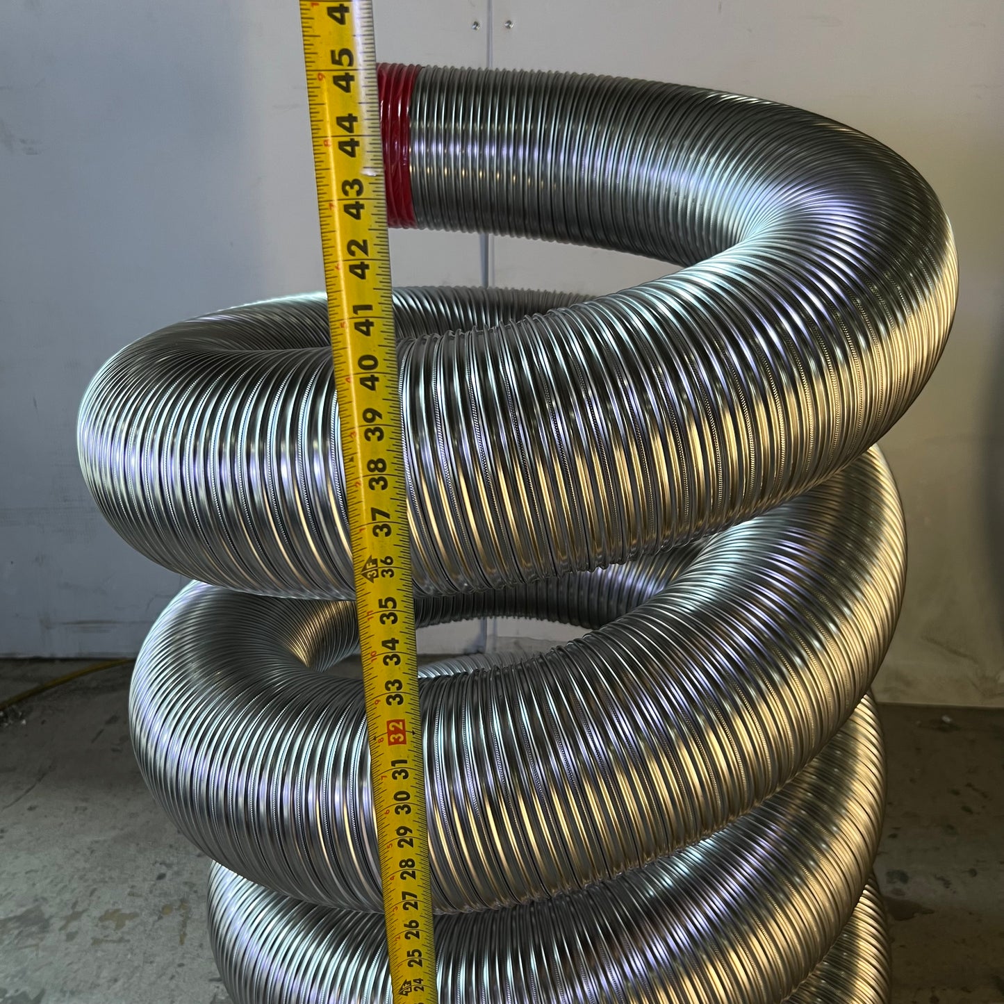 M-FLEX Smoothwall Flexible Chimney Liner Insert Kit 6"x 25' Chrome SW625BK