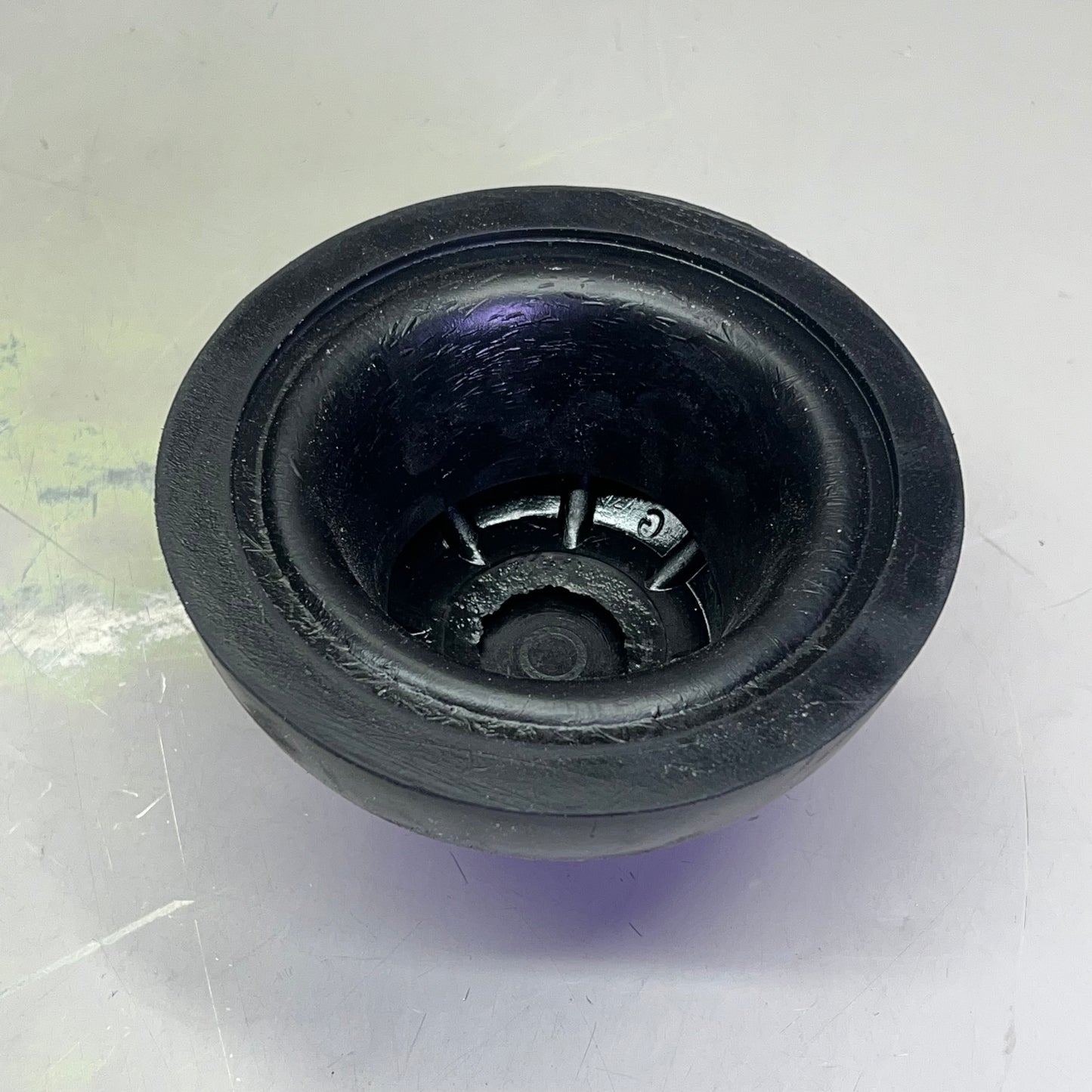 ZA@ FLUSH MASTER Toilet Plunger W/ Wooden Handle  6" Dia x 19" Handle Black 9200W-LA001