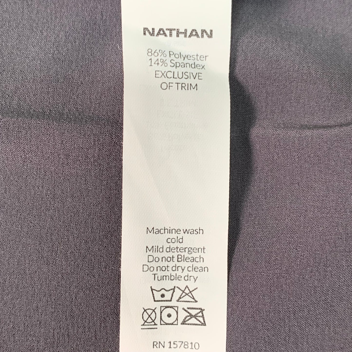 NATHAN Vamos Track Jacket Men's Sz XS Dark Charcoal NS50320-80078-XS (New)