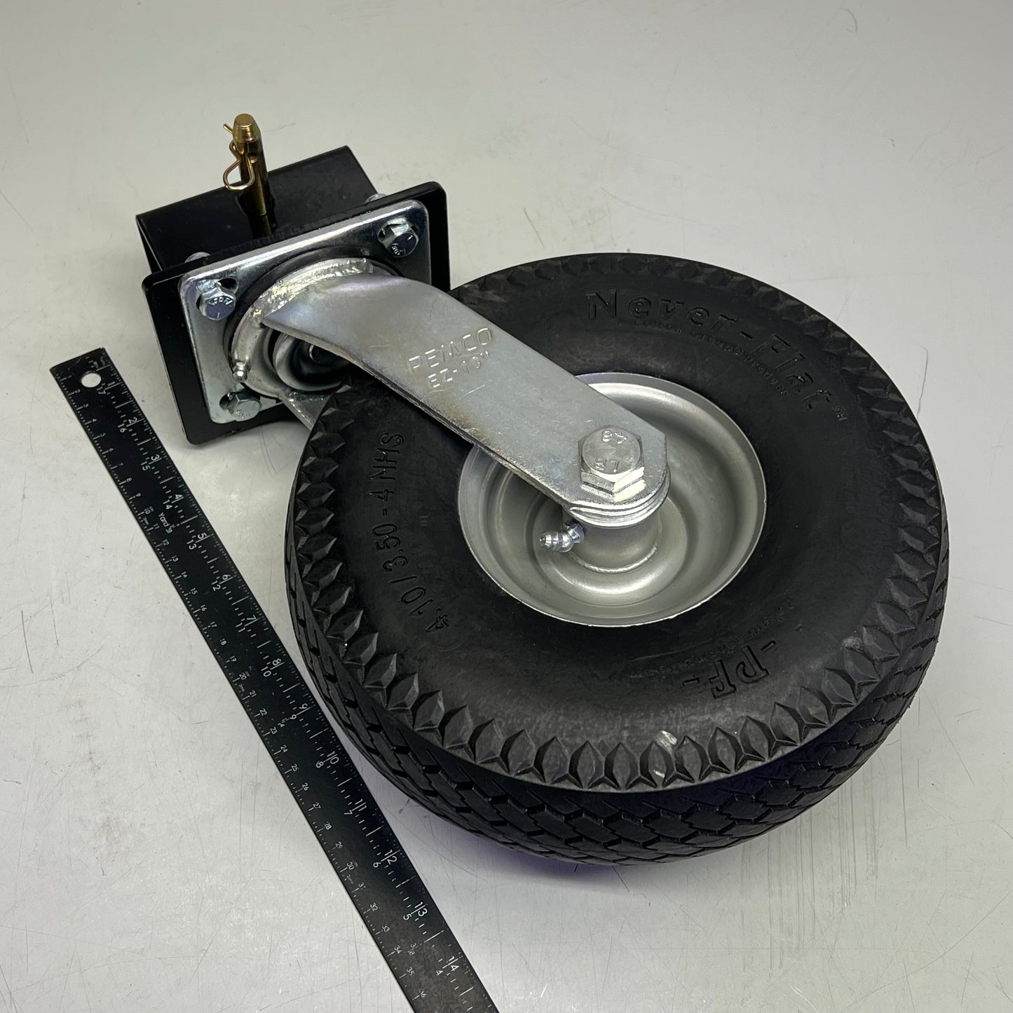 NEW PIG (SET OF 4) Caster Assembly Wheels For Pig Spill Kit 5" Black DLY204-01