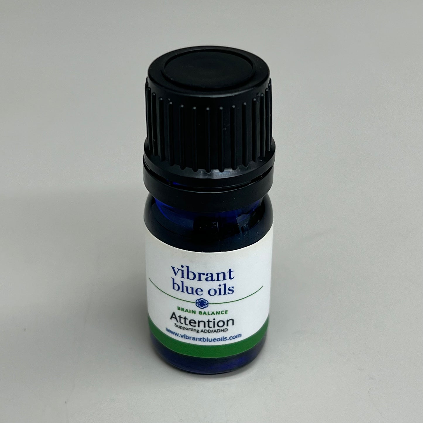 VIBRANT BLUE OILS Therapeutic Brain Balance Attention Organic Essential Oil 5mL