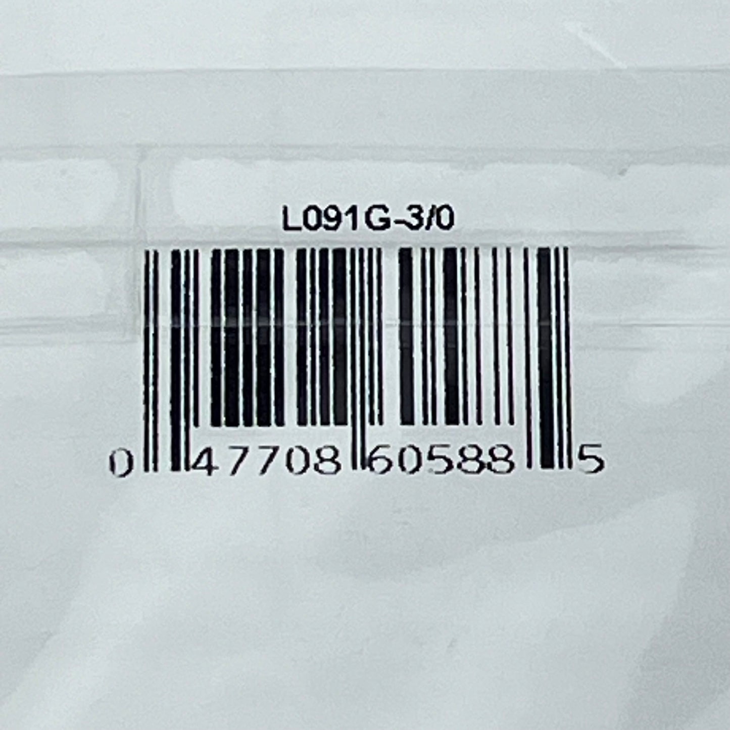 EAGLE CLAW (5 PACK) Round Bend for Soft Plastics/Worm Black #3/0 6pc L091G-3/0