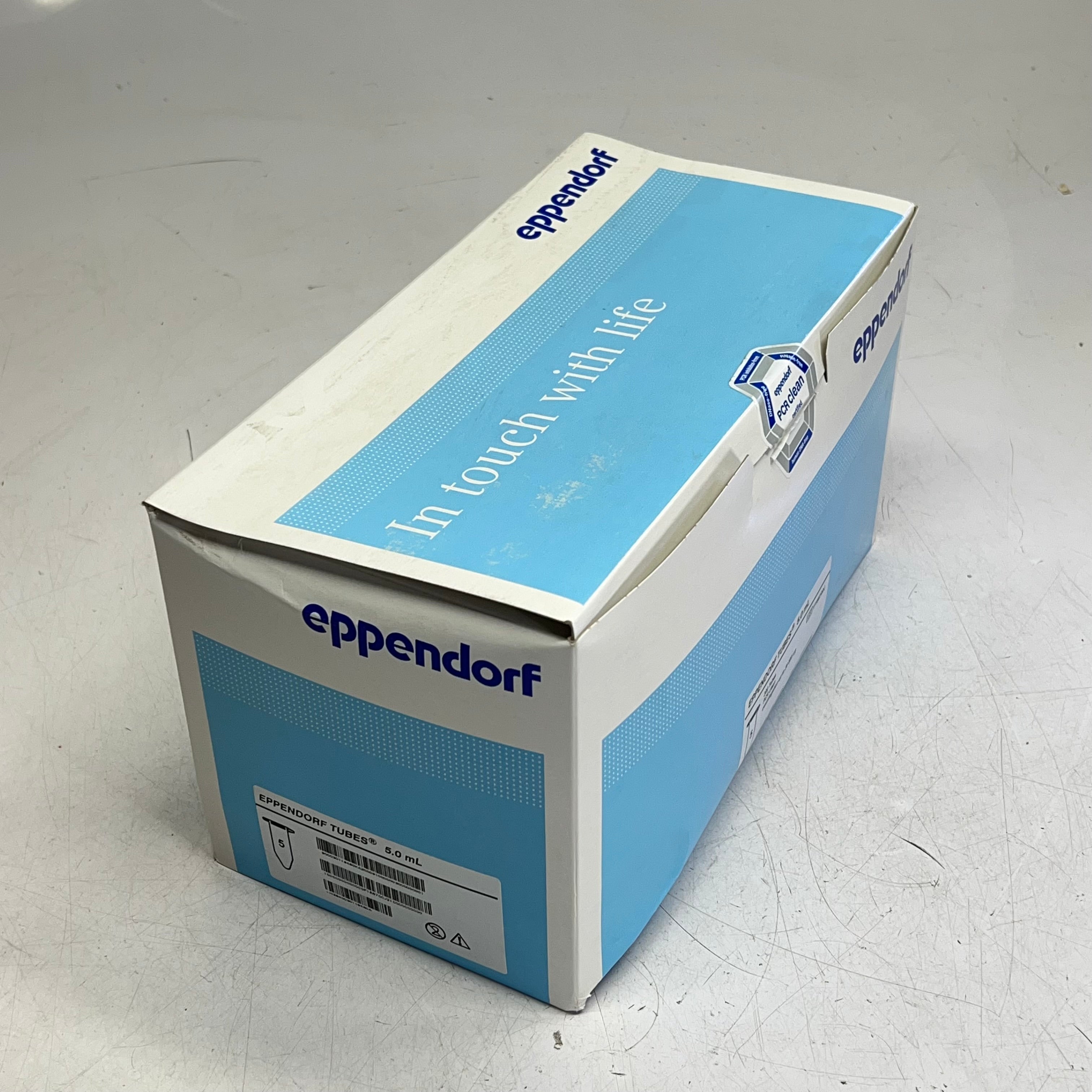 EPPENDORF TUBES (200 PACK) Snap Cap Microtube Pcr Clean 5.0 mL Clear ...
