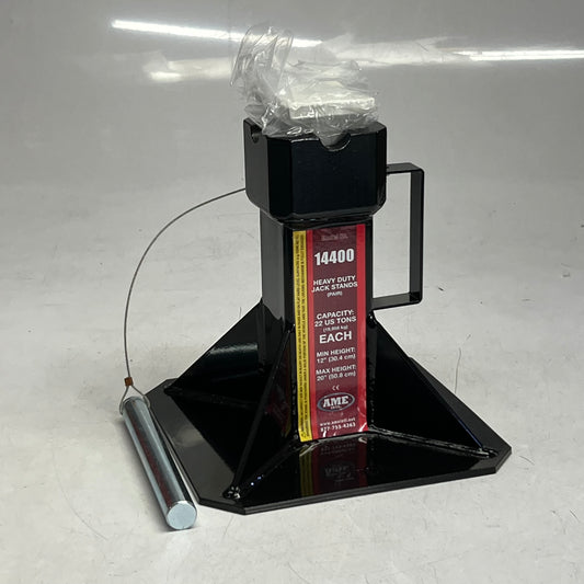 AME Heavy Duty Sturdy Heavy Gauge Steel Steel Jack Stands 22 Ton Capacity 14400