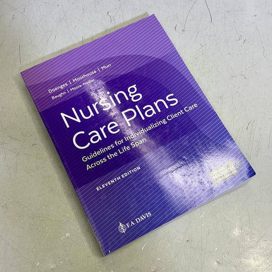 NURSING CARE PLANS 11TH EDITION Step-By-Step Paperback Book Marilynn E Doenges