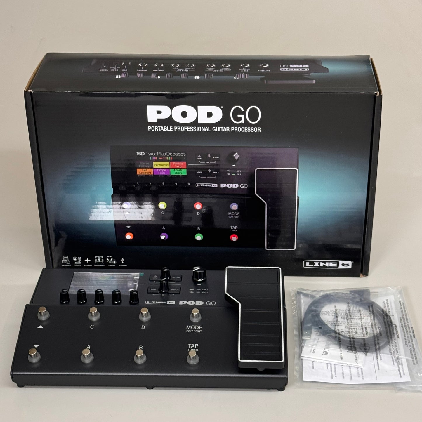 POD GO Guitar Portable Professional Guitar Multi-Effects Processor 99-060-2705