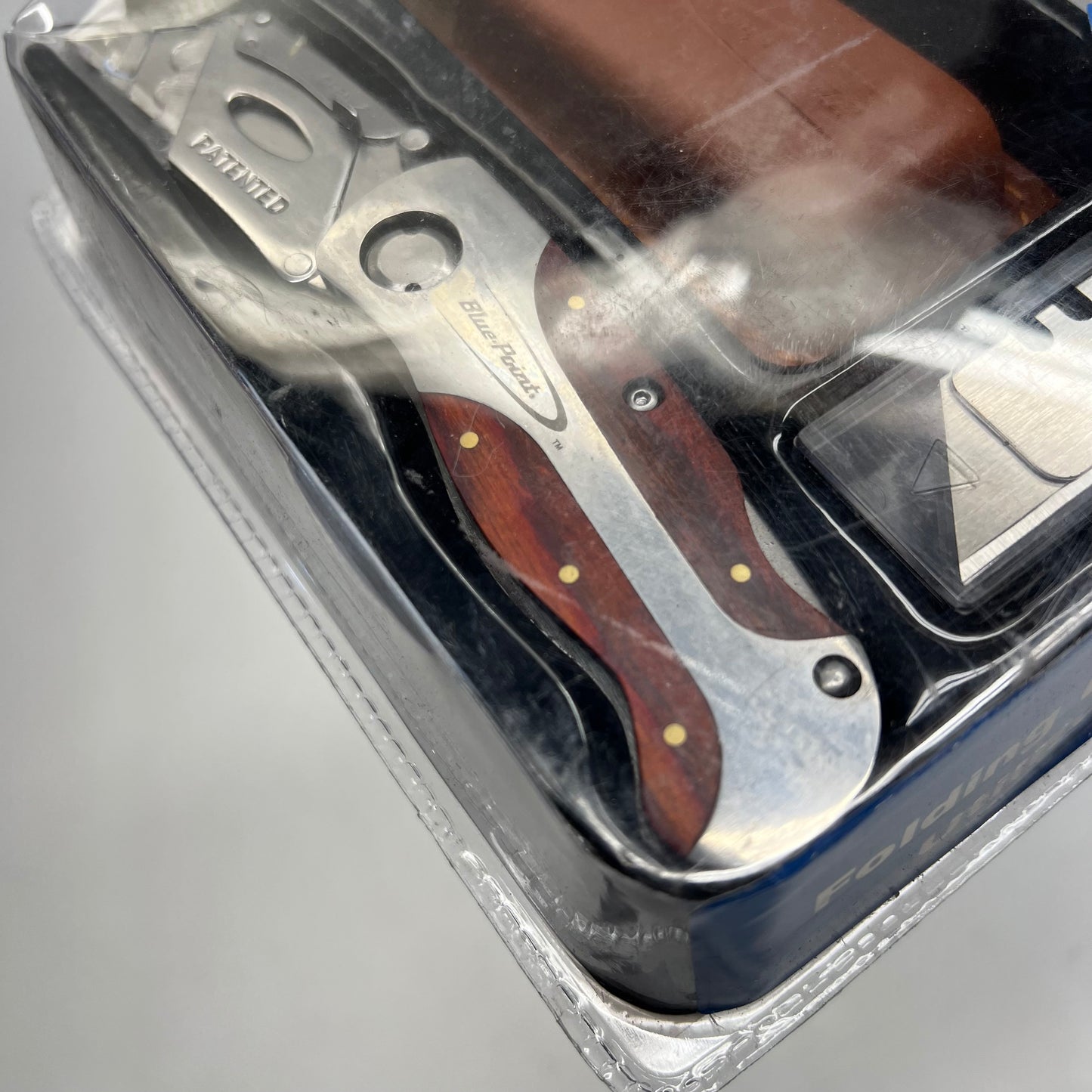 SNAP ON Blue Point Compact Folding Lock Back Utility Knife Brown/ Silver LBUK1