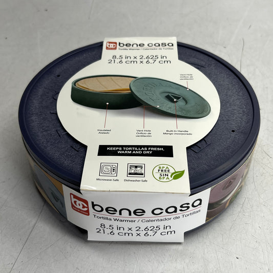 BENE CASA Tortilla Warmer Sz 8.5" x 2.625", Purple BC-65113