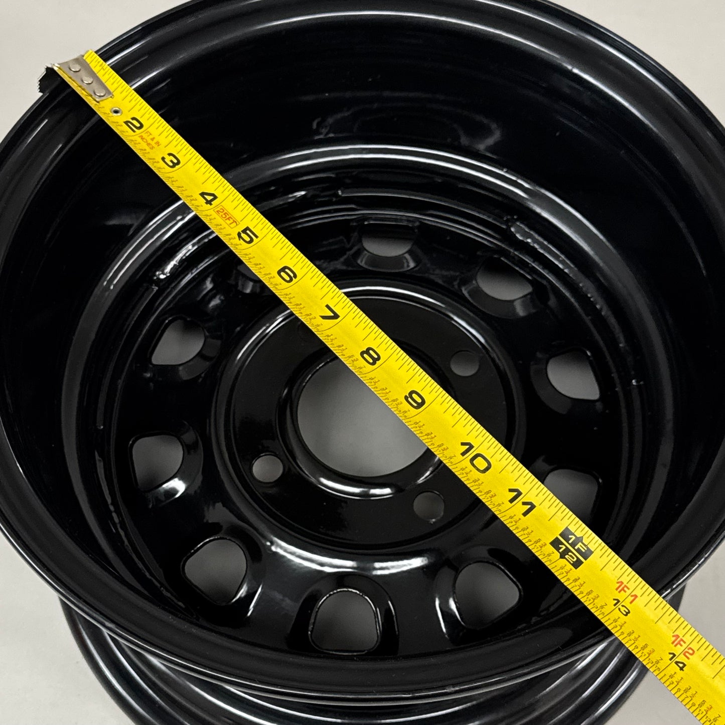 ITP Delta Steel Wheel 12x7"/4x110mm Black 1221753014