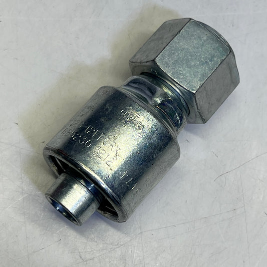 GATES  Female Flat-face O-ring Swivel Coupling 3/4" x 3.65" Silver G25230-1212