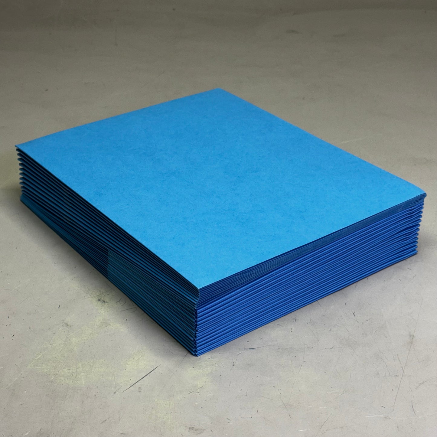 SKILCRAFT (25 PACK) Twin Pocket Portfolios, 30% Recycled 9.5"W x 11.5"L Light Blue NC27703