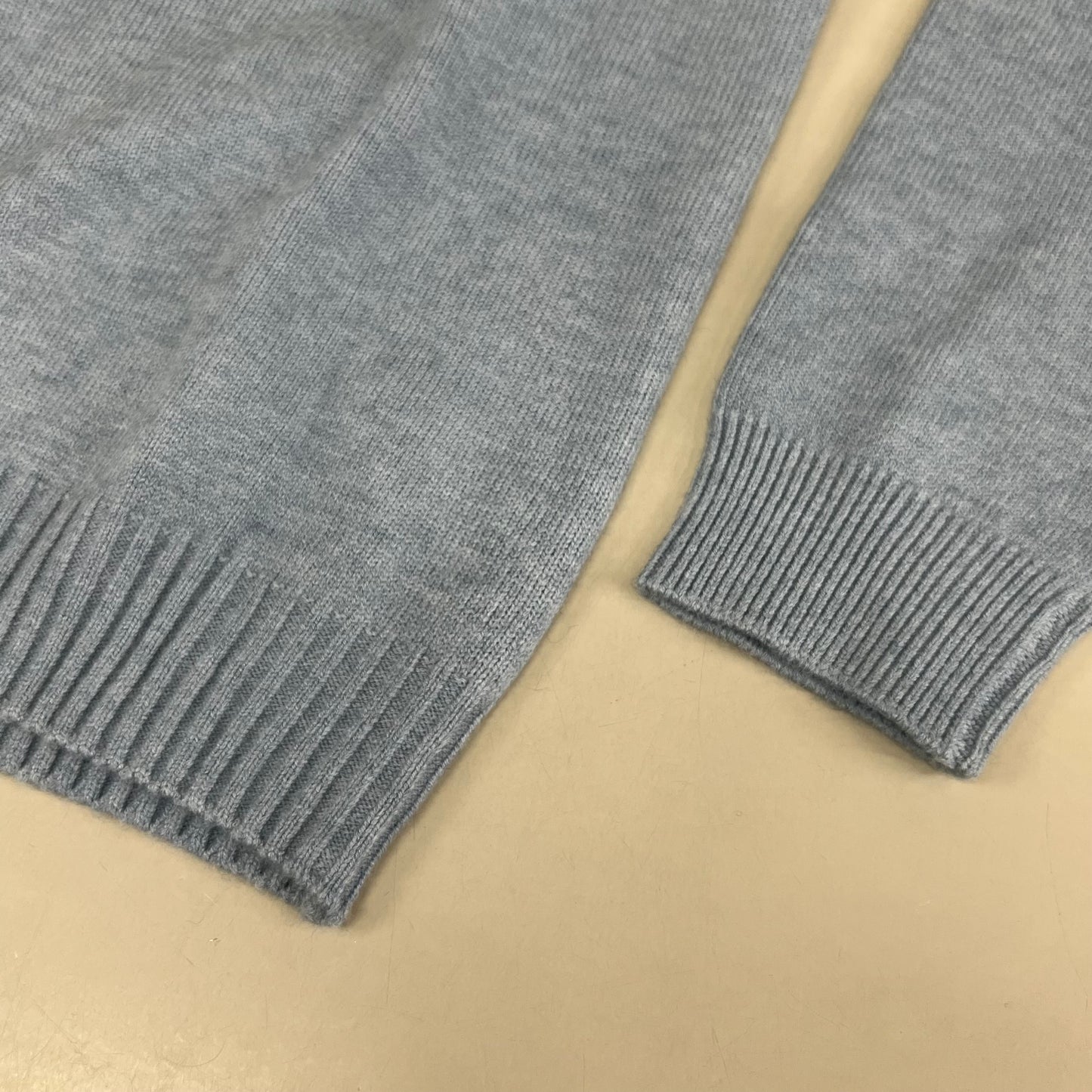 SAMSHIELD Suzanne Equestrian Quarter Zip Sweater Women's Sz S Washed Blue