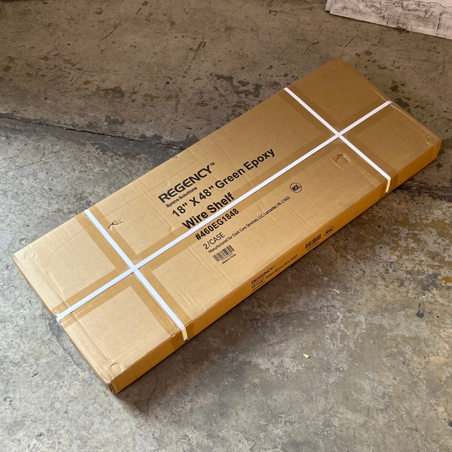 ZA@ Pallet of REGENCY Epoxy Wire Shelf