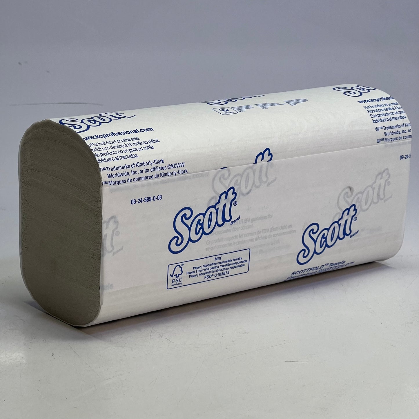 SCOTT (175 Sheets x 25 PACK) Scottfold Multi-Fold Towels Sz 12.4" x 9.1", 01980