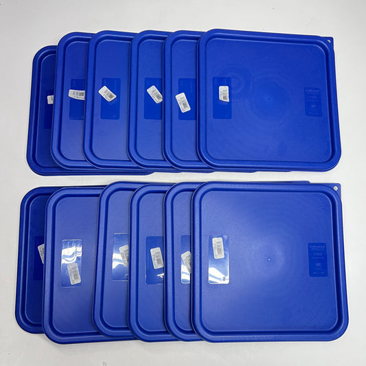 CARLISLE (12 PACK) Food Storage Lids  For 12 To 22 Qt Royal Blue 1197260