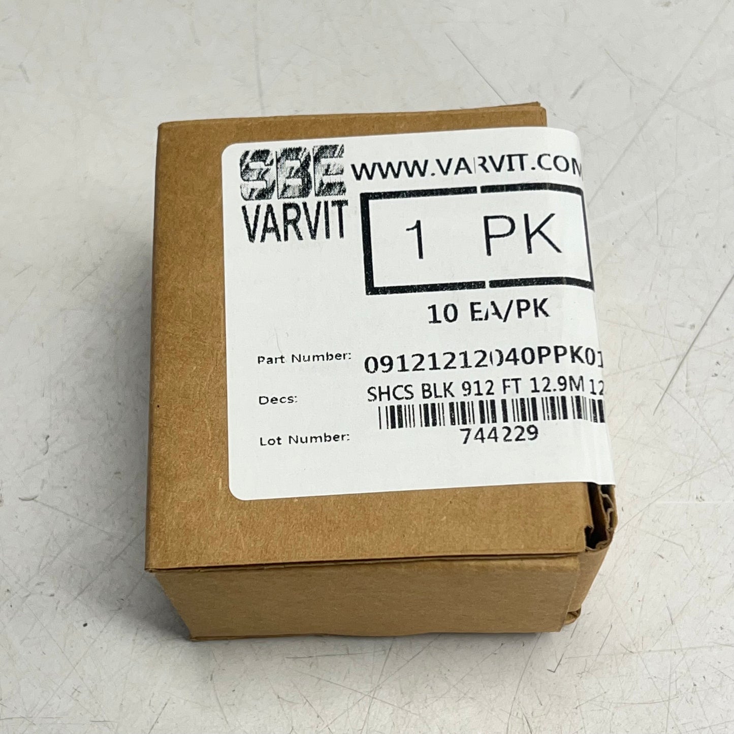 ZA@ SBE VARVIT (5 PACK, 10 EACH) Hex Head Screws  12.9M 12X40 09121212040PPK010 744229
