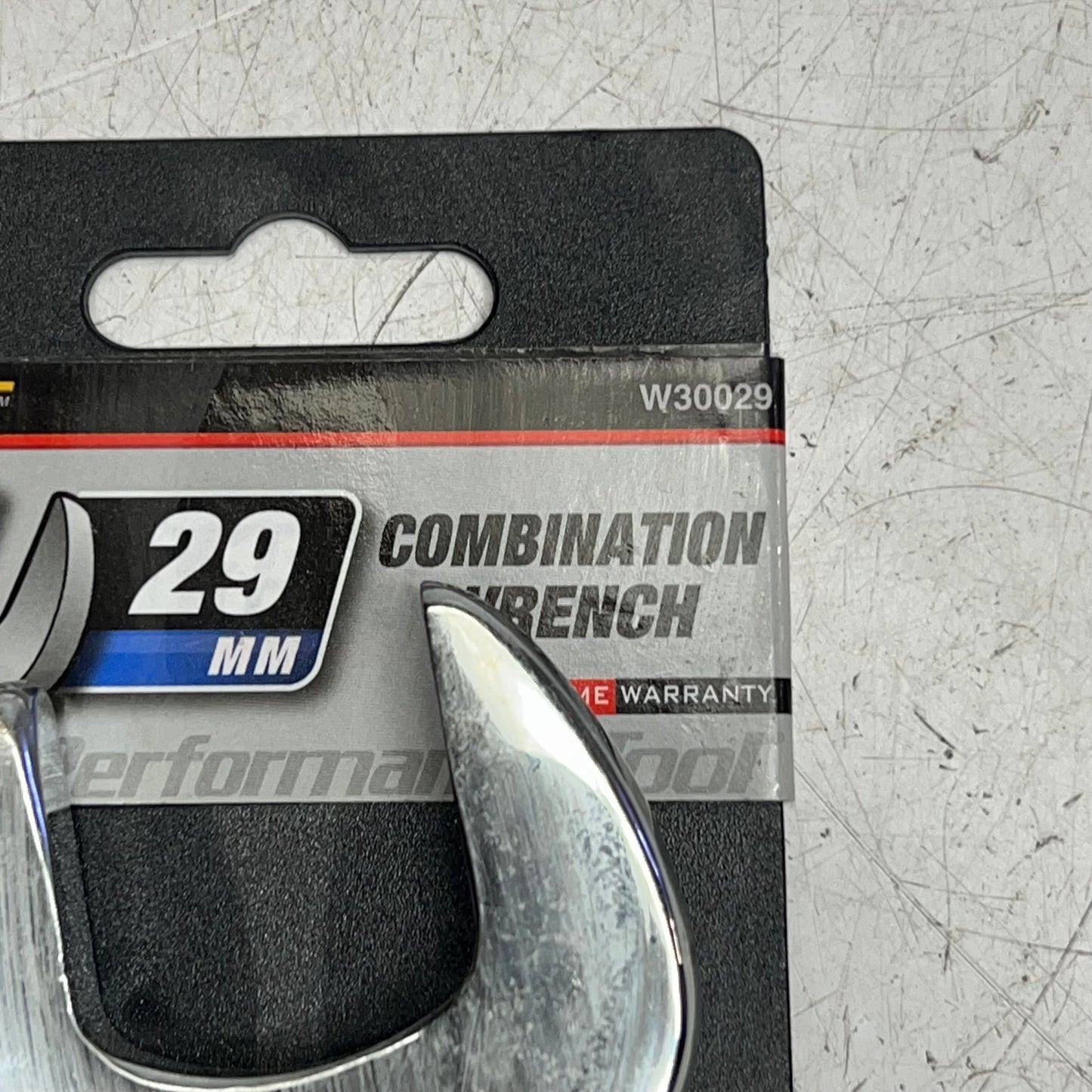 PERFORMANCE TOOLS Combination Wrench  29mm 12 Point  Polished Chrome W30029