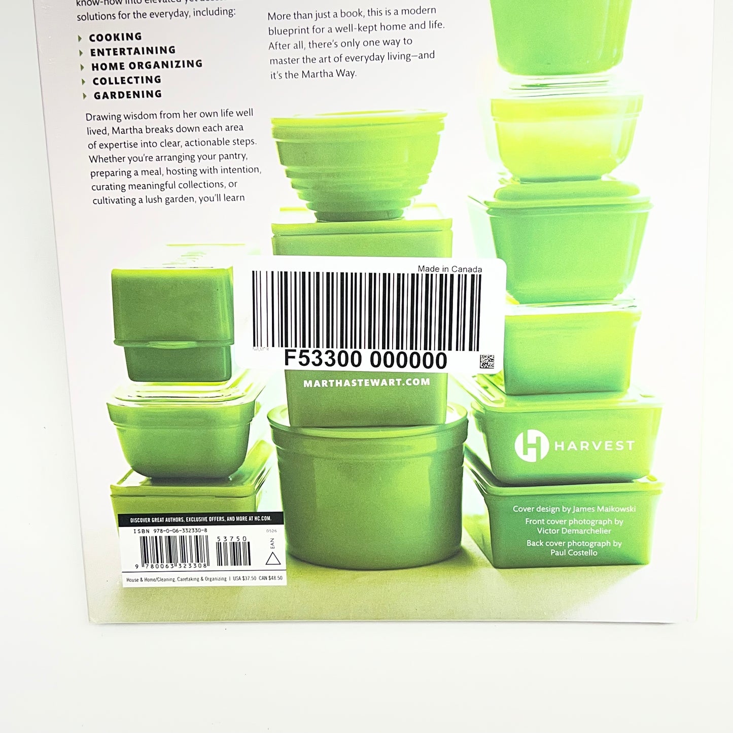 THE MARTHA WAY Essential Principles For Mastering Home & Living Hardback Book