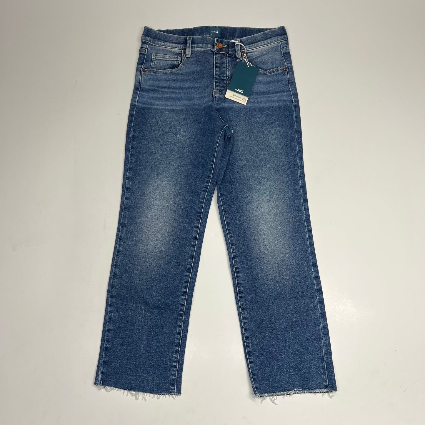 JAG Valentina High Rise Straight Crop Jeans Women's Sz 8/26 Medium Wash