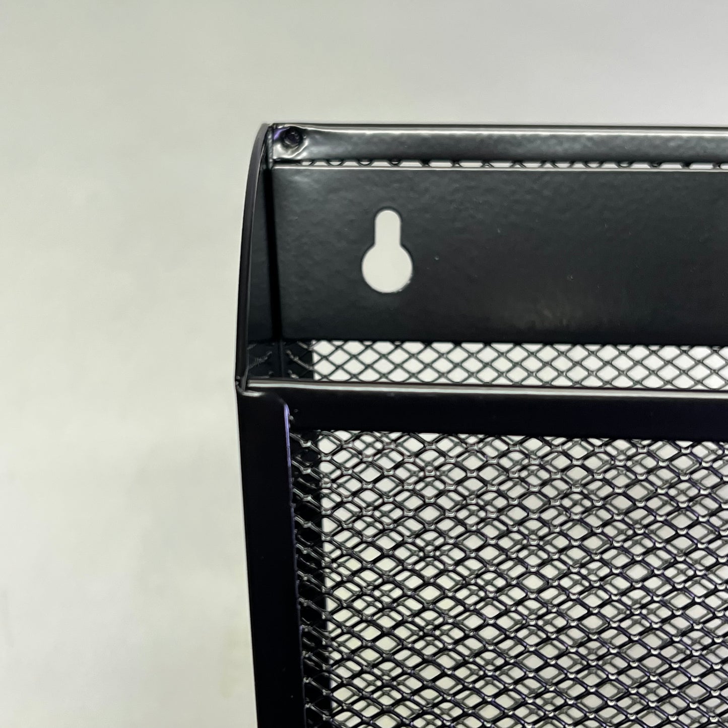 UNIVERSAL (SET OF 3) Metal Mesh Organizing Files Folders For Wall Black 20011