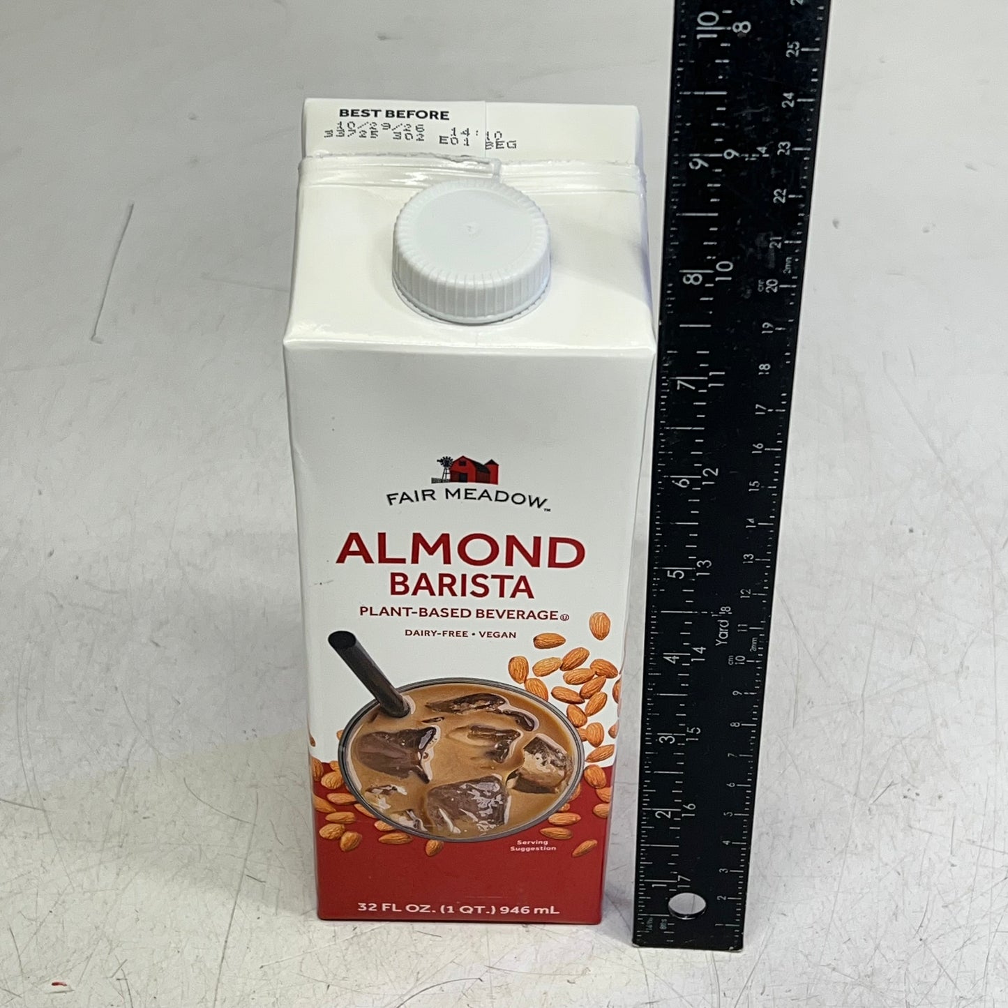 FAIR MEADOW (12 PACK) Barista Almond Milk 32 fl oz 4 Servings Each BB 10/26