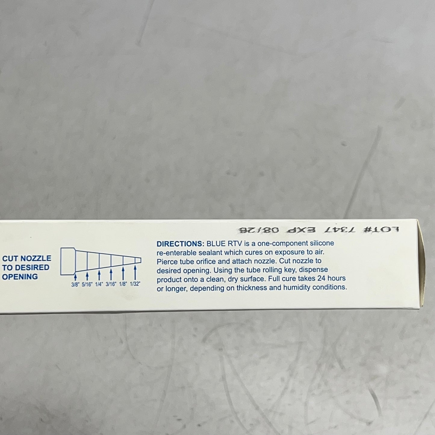 ZA@ RAINBOW TECH CORP (2 PACK) Rtv Silicone Re-enterable Sealant & Plastic Nozzle 3oz 79513