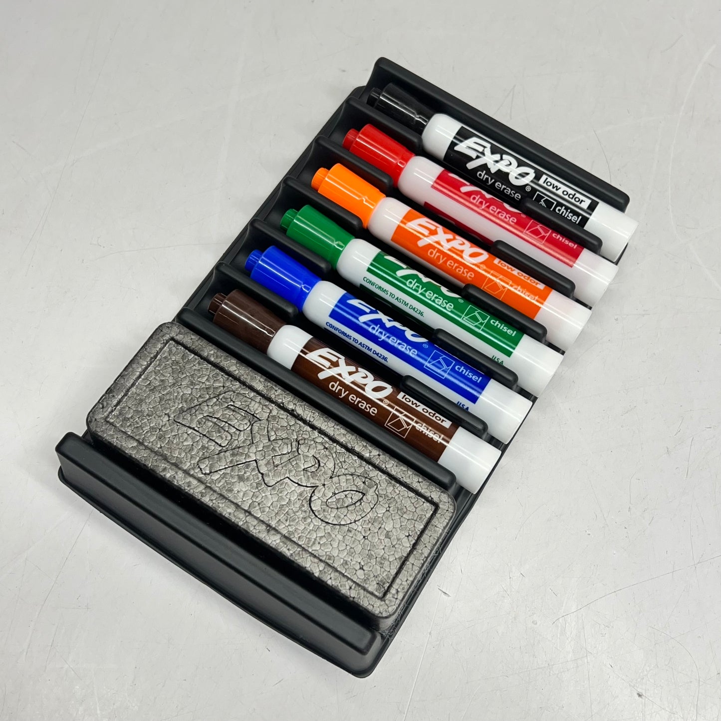 EXPO (3 PACK, 7 PIECES EACH) Low-odor Dry Erase Marker & Organizer Kit