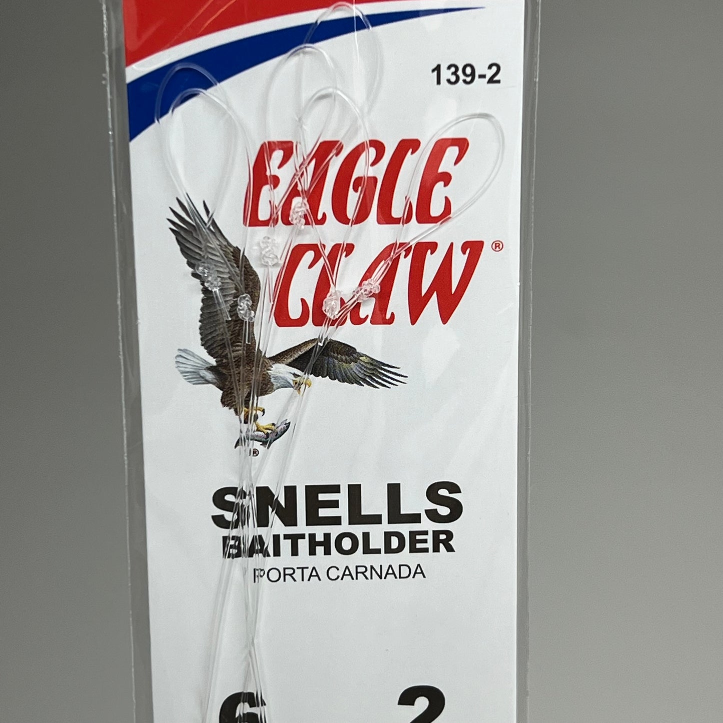 EAGLE CLAW (3 PACK) Versatile Bait Holder Snell Easy Rig Bronze #2 6pc 391-2