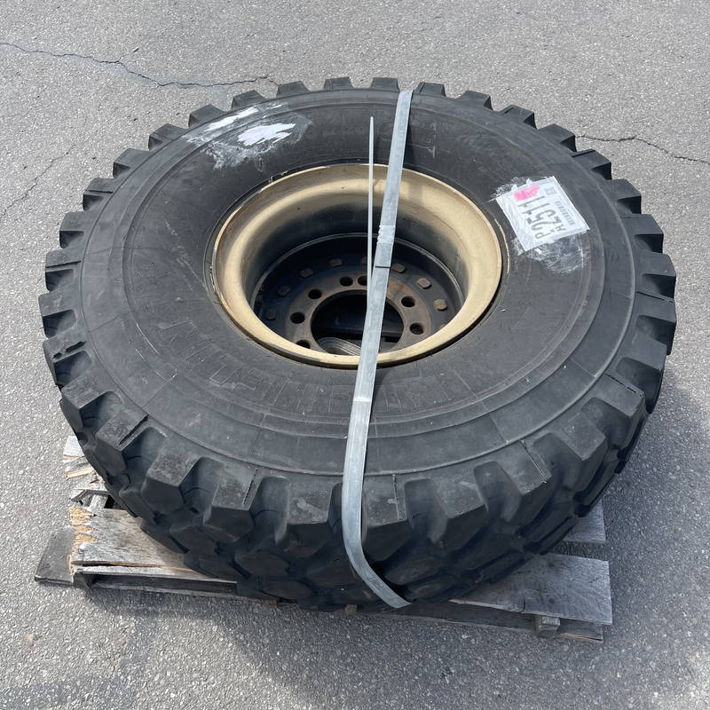 MICHELIN XZL 16.00R20 Military Off-Road Tire on Wheel (Good)