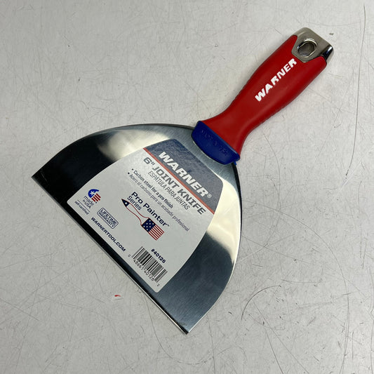 WARNER  (2 PACK) Pro Painter Series Finish Joint Knife  6" Red/Blue 40126