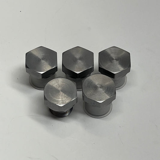 PARKER (5 PACK) Steel Compression Tube Plug 3/8-19" Thread PT-00306