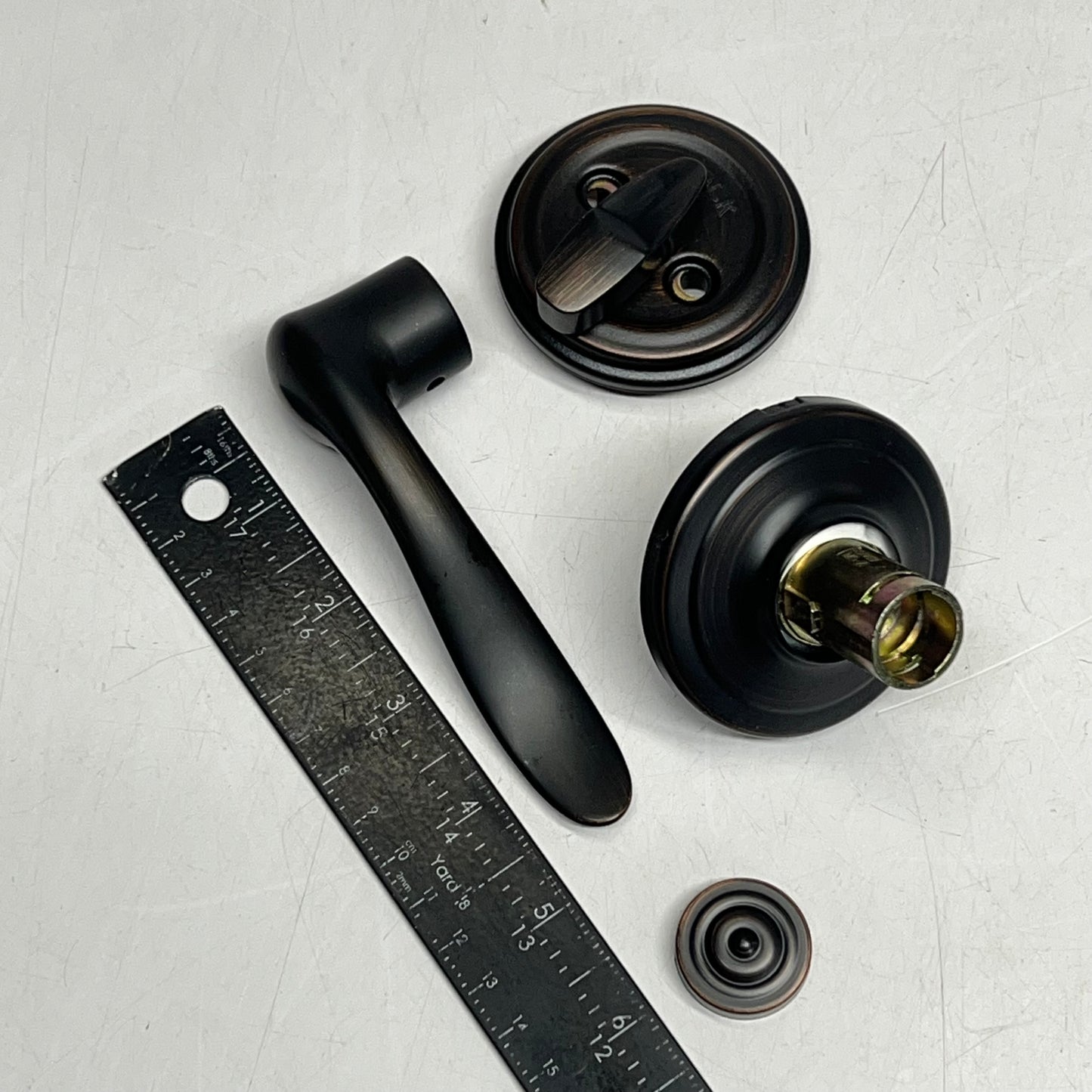 KWIKSET Door Lever Handleset Interior Pack Venetian Bronze 99660-312