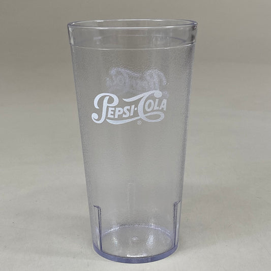 CFS BRANDS (6 Pack) Pepsi Script Tumbler Cups 20oz Clear 5220841C2