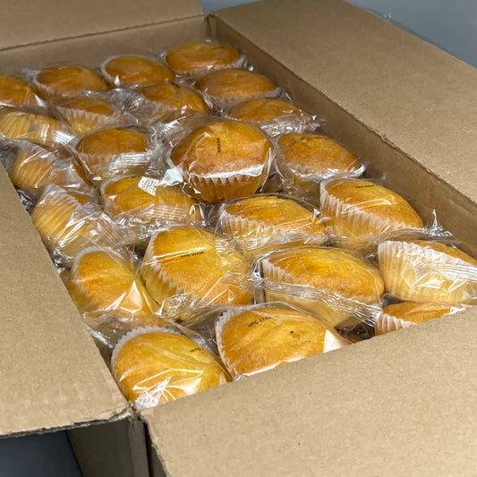 ZA@ PEOPLE HELPING PEOPLE (96 PACK) BANANA MUFFINS Individual Wrapped 2 oz Each E