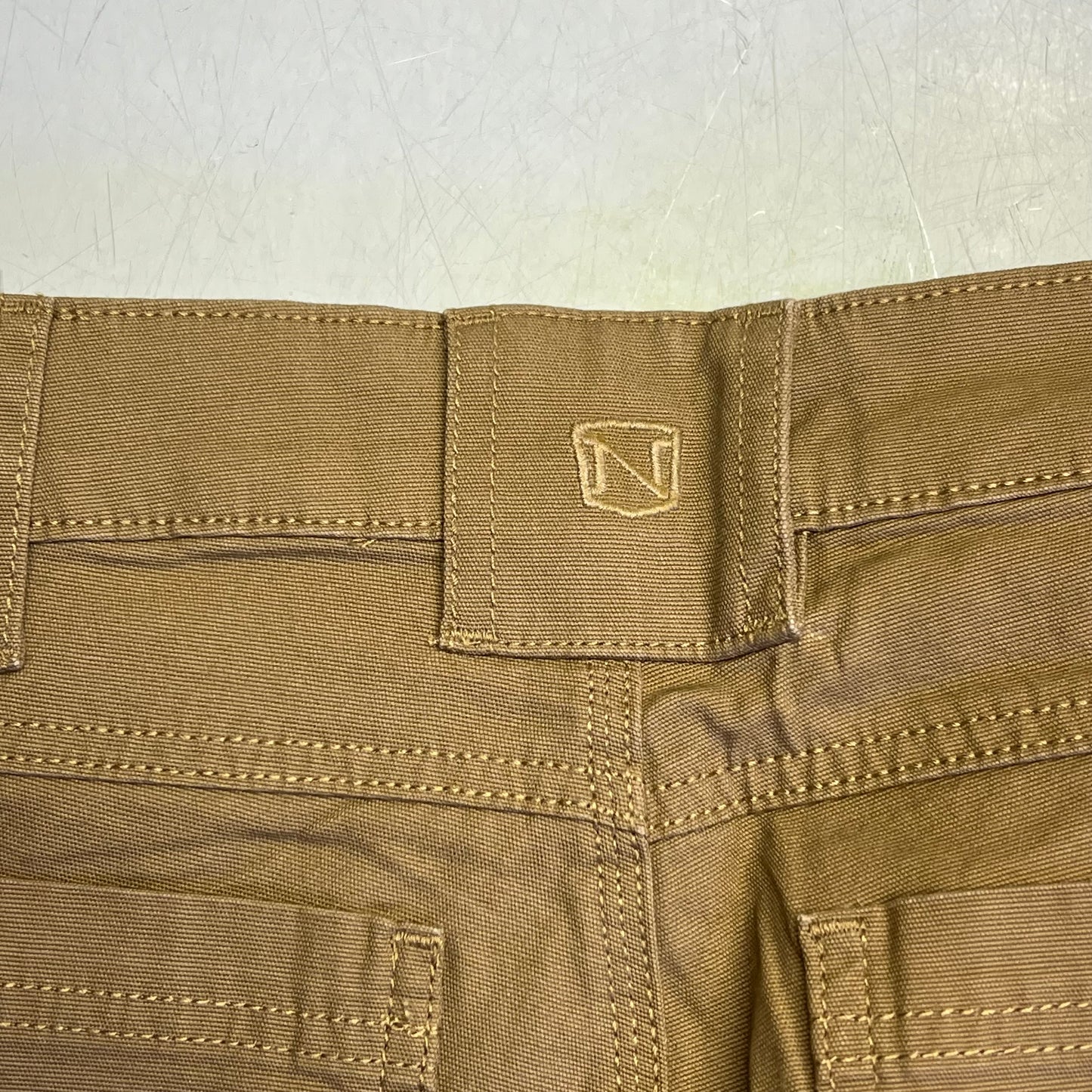 NOBLE OUTFITTERS Flex Stretch Canvas Work Pant Men's Sz 36x32 Coyote 18425