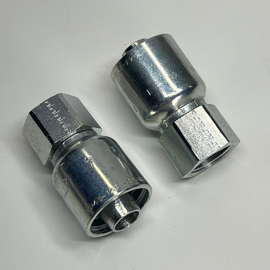 PARKER (2 PACK) Female Pipe Hydraulic Hose Fitting  3/4" Thread Size KP46914