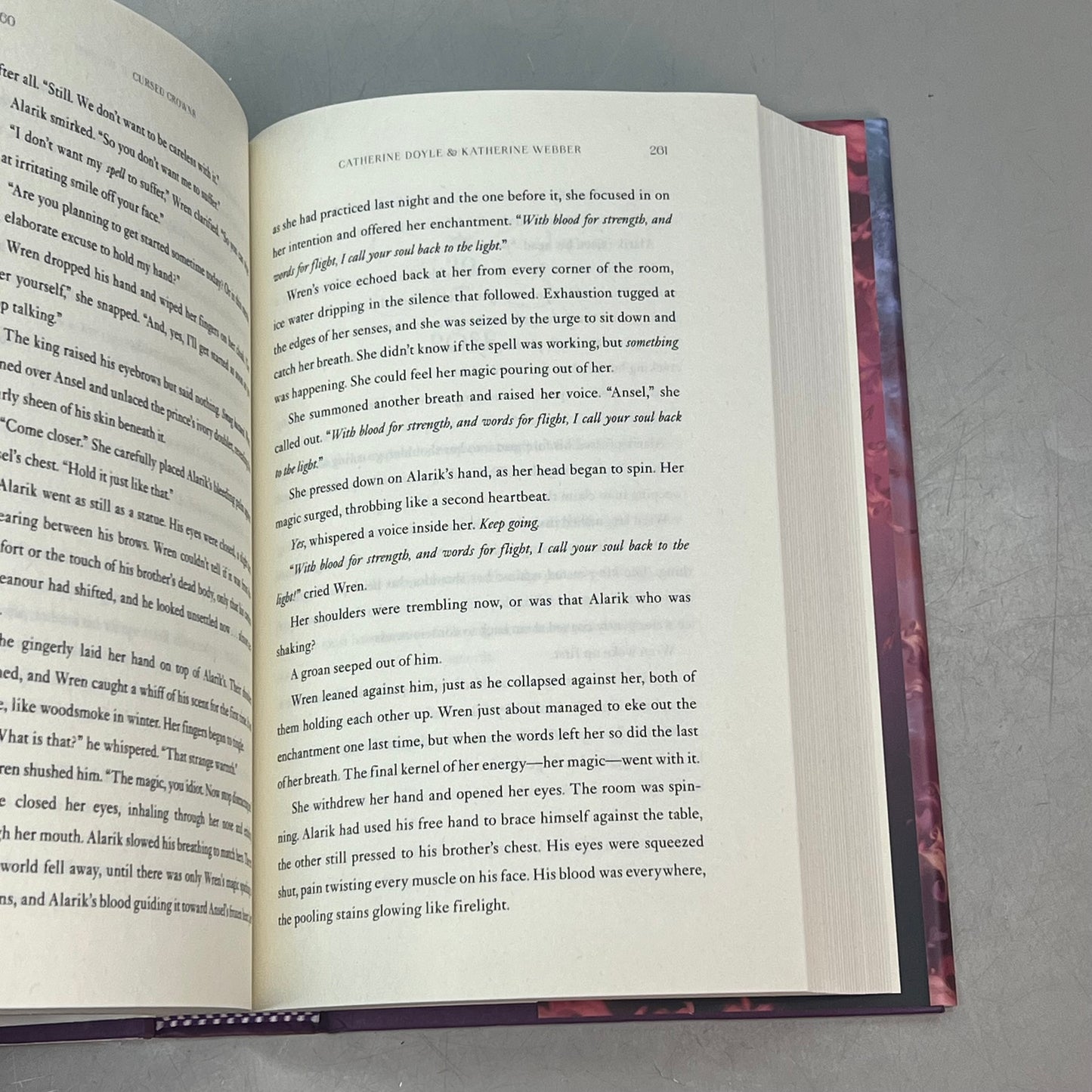 CURSED CROWNS  Fantasy Hardback Book By Catherine Doyle & Katherine Webber