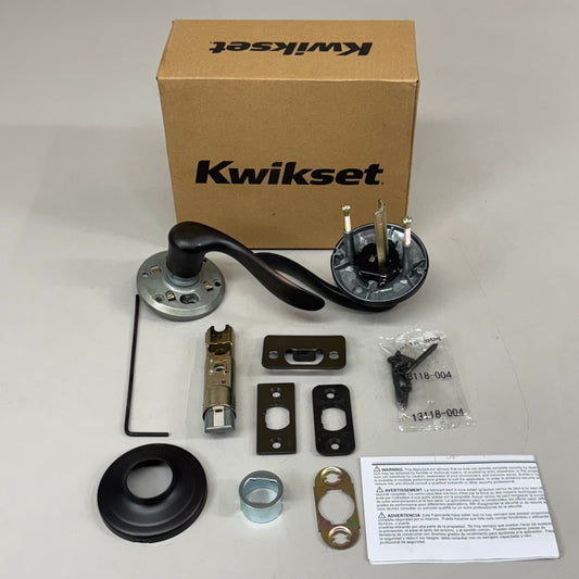 KWIKSET Tustin Passage Lever Door Handle Venetian Bronze 720TNL 11P 6AL RCS