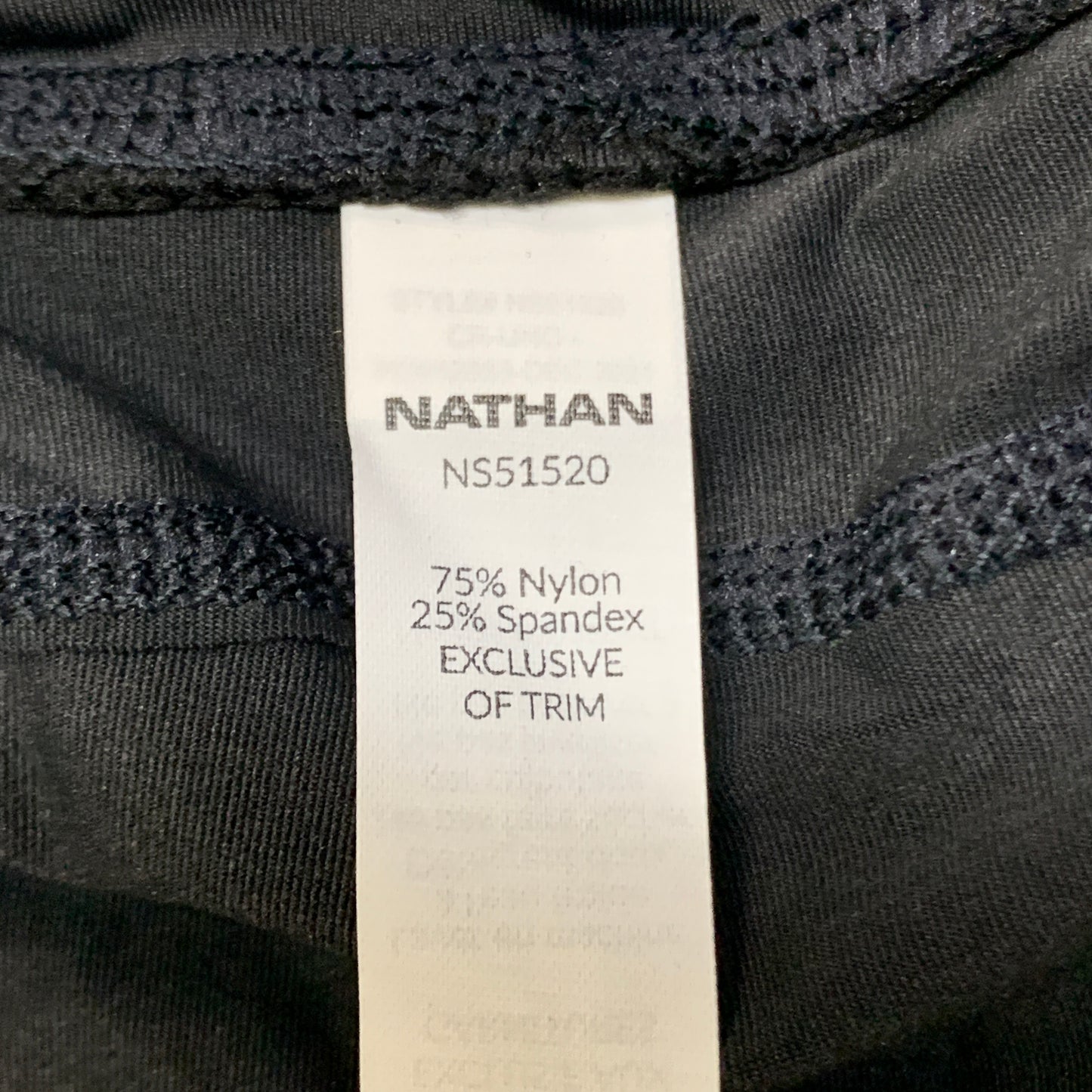 NATHAN Interval 6" Inseam Bike Short Women's Black Size XL NS51520-00001-XL