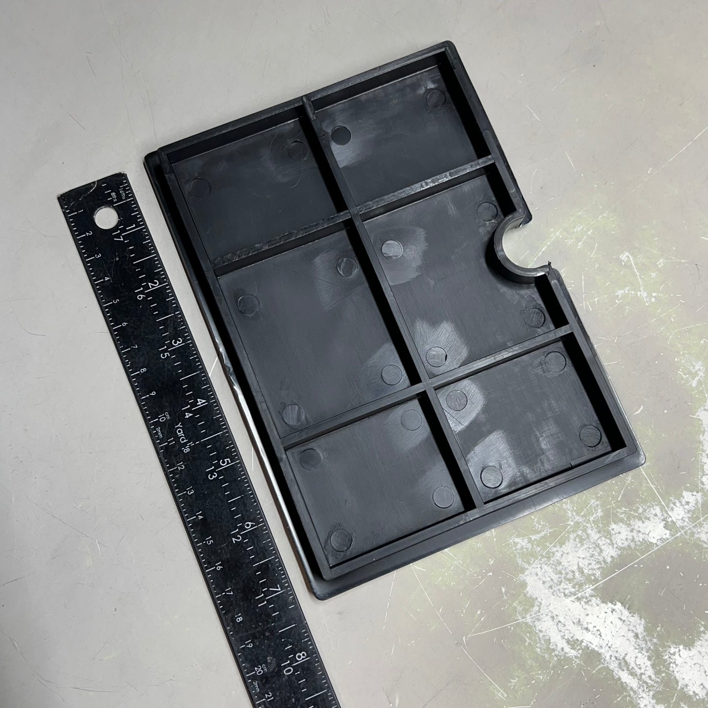 LITTLE GIANT Non-Toxic Disappearing Water Basin Parts Black DFB44PP 566560 AS-IS