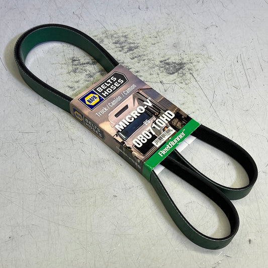 NAPA Automotive V-Ribbed Belt Fleet Runner K08 1 3/32"x71 1/2" Black 25080710HD