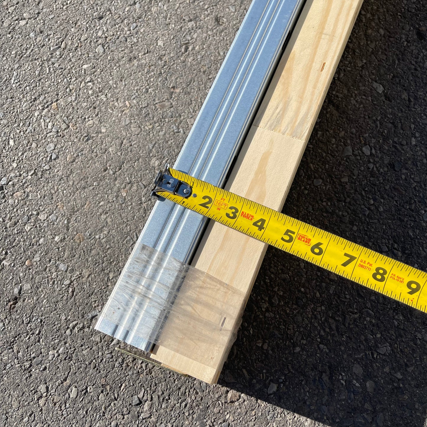 NATIONAL HARDWARE Pocket Door Frame & Hardware Set 36" Width Opening N186-858 (New, Distressed Box)