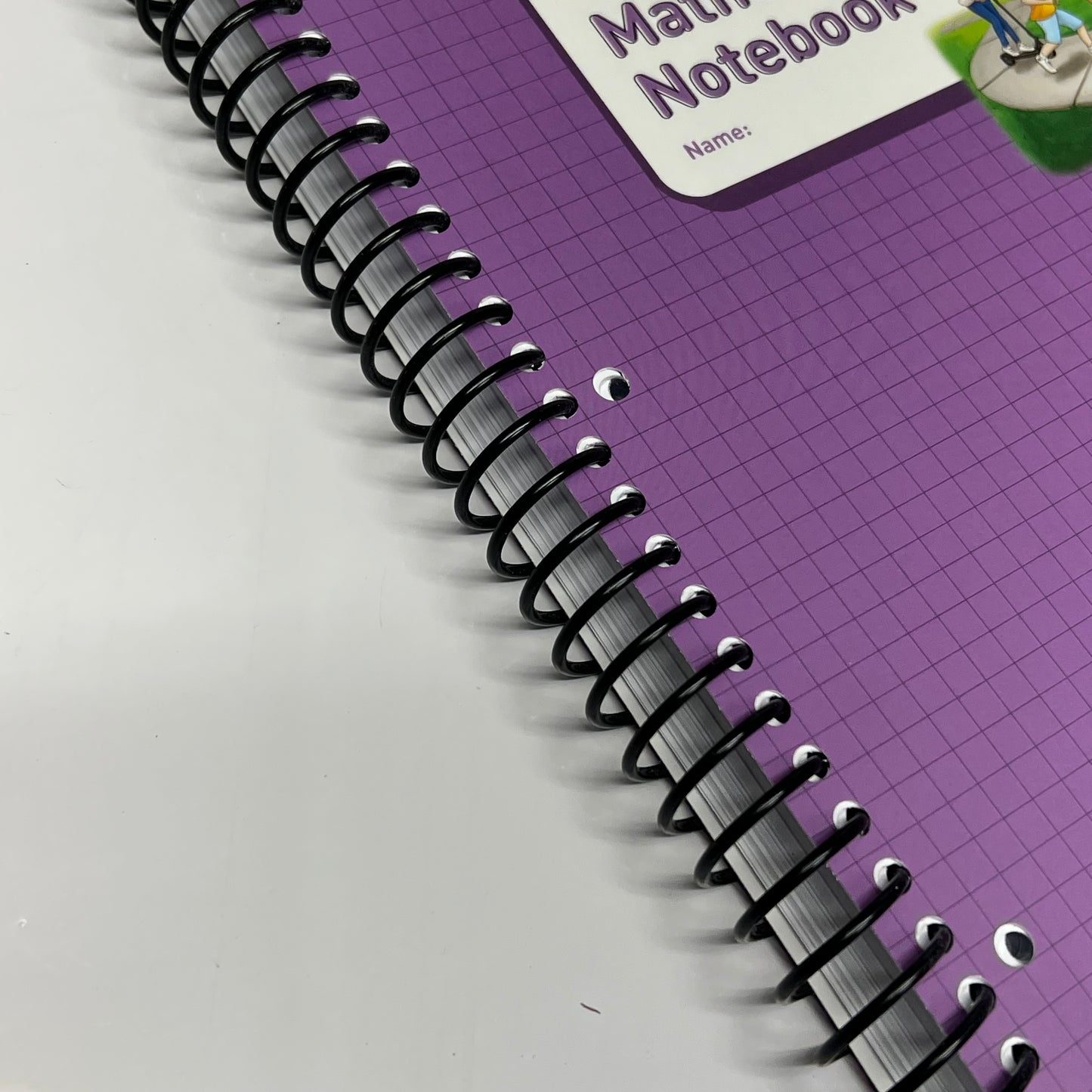 CPM Inspiring Connections Course 3 Vol 3 Mathematician's Spiral Notebook Purple