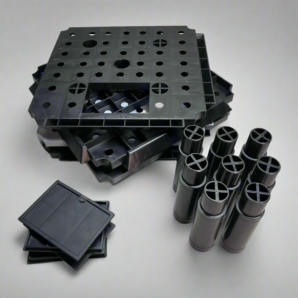 LITTLE GIANT Non-Toxic Disappearing Water Basin Parts Black DFB44PP 566560 AS-IS