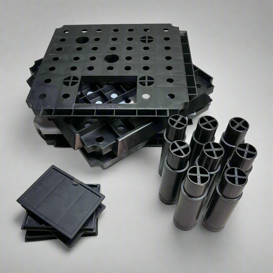 LITTLE GIANT Non-Toxic Disappearing Water Basin Parts Black DFB44PP 566560 AS-IS