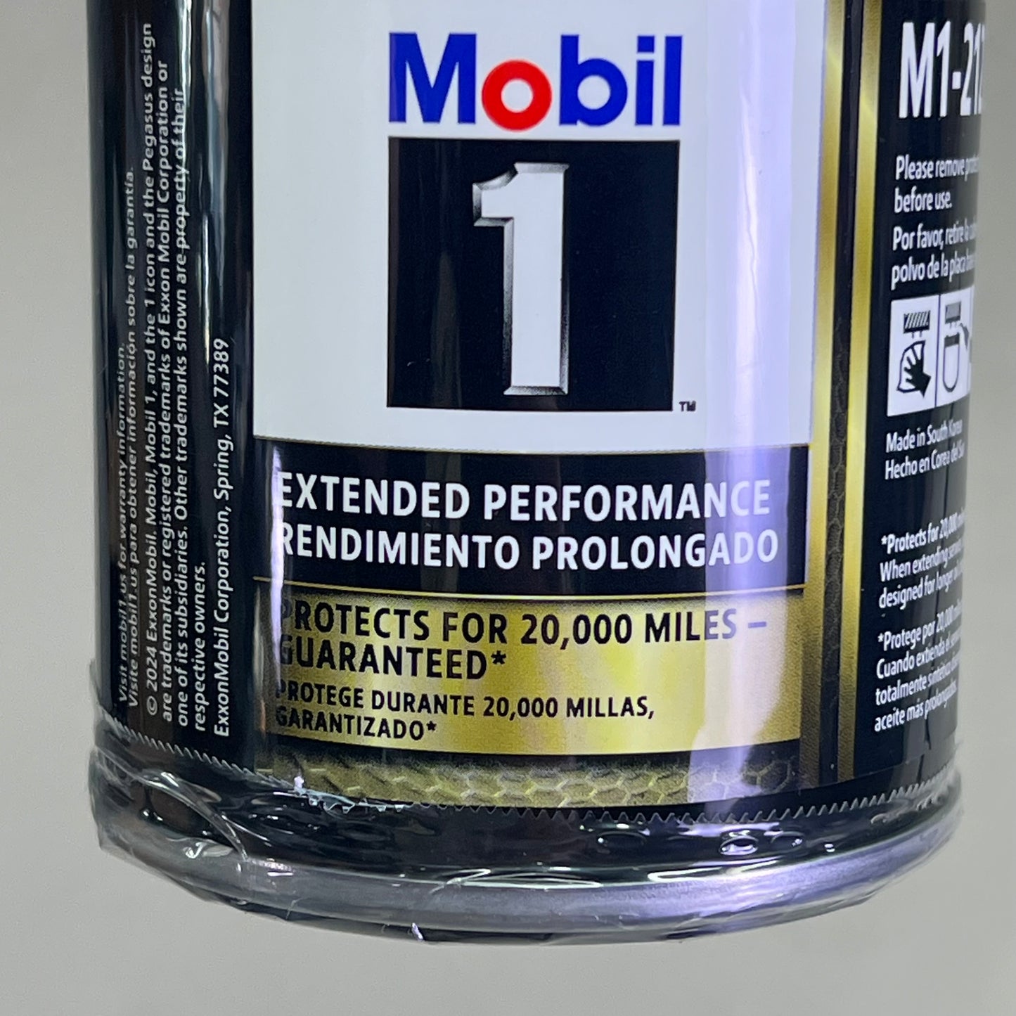 MOBIL 1 (2 PACK) Engine Oil Filter Protects For 20,000 Miles Black M1-212A
