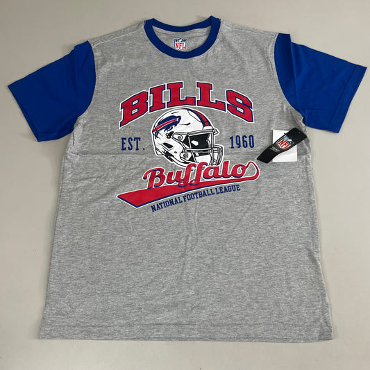 NFL G-lll Sport Bills Black Label T-shirt Men's Sz M Blue/Gray