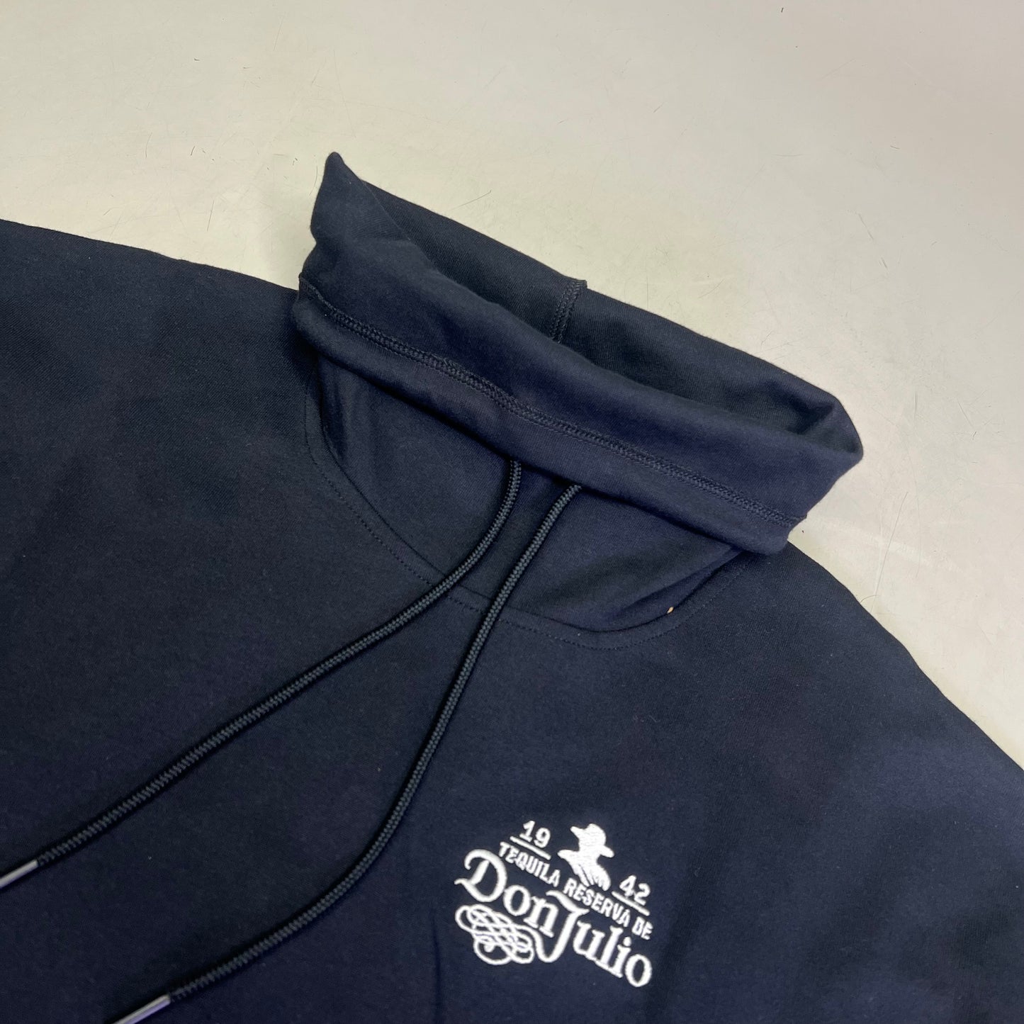 SPORTS TEK Don Julio Long Pullover Hoodie Cowl Neck Women's Sz S Black/White