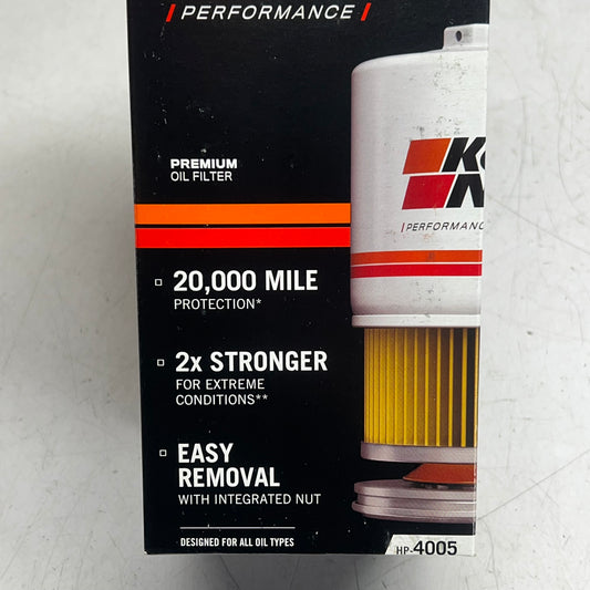 K&N (2 PACK) Premium Gold Oil Filter for All Oil Types for Ford Models HP4005