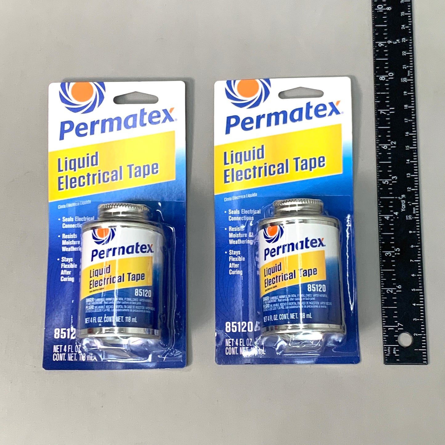 PERMATEX 2-PACK! Liquid Electrical Tape Seals Electrical Connections 85120 4oz (New)